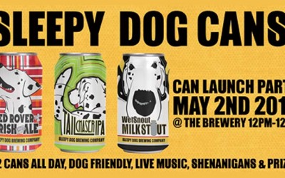 Sleepy Dog Brewery Launches Can Line!