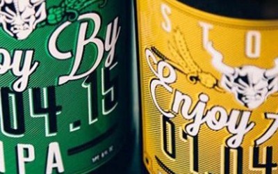 Stone Brewing Enjoy By IPA And Enjoy After Brett IPA
